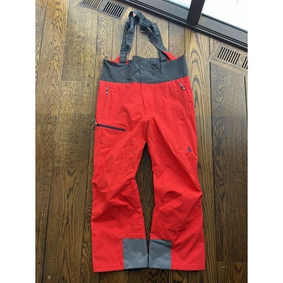 NWT Stio Environ Bib Ski Snowboard Pants Red Men's XXL Elderberry Red $459 MSRP - Picture 1 of 8